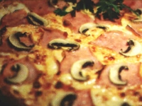 Pizza Prosciutto e Funghi (400 gr)